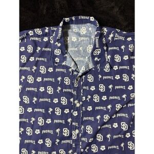 San Diego Padres‎ Shirt Men XXL Button Down Logo Promo National University SGA